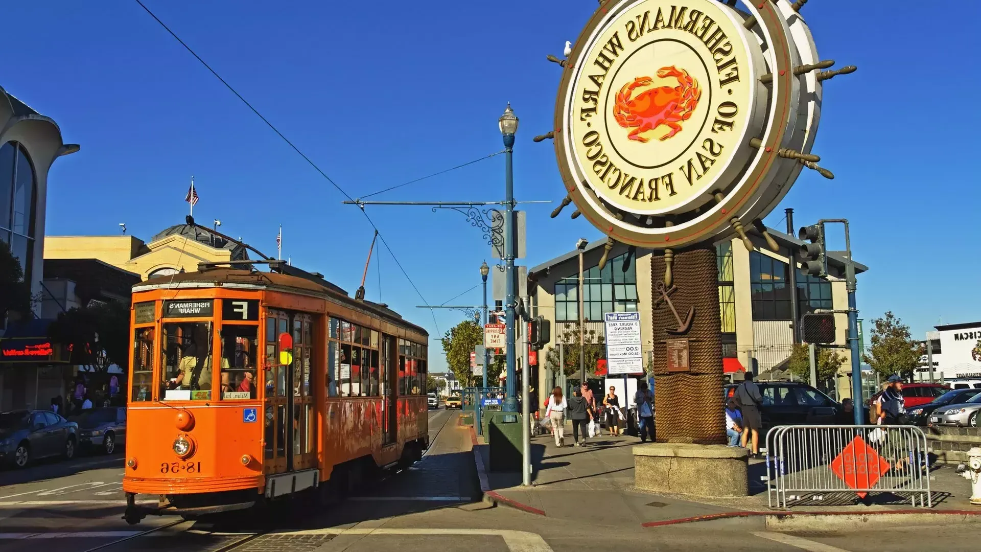 F Line in Fisherman's Wharf